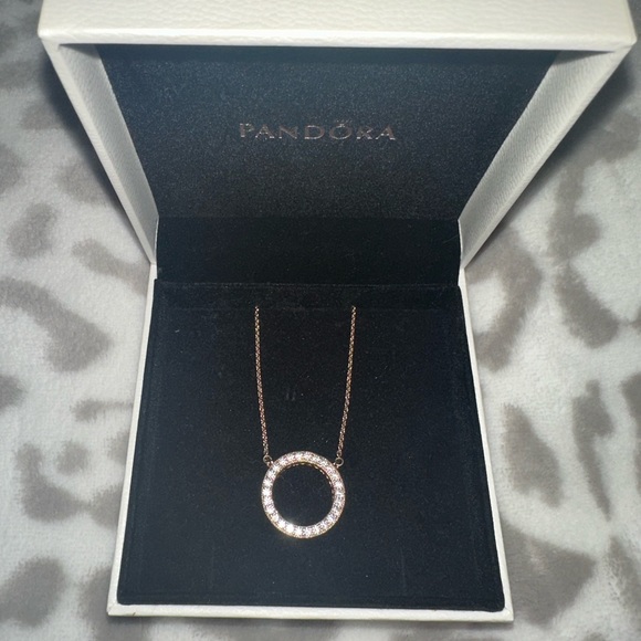 Pandora Circle of Sparkle Necklace - Picture 4 of 12